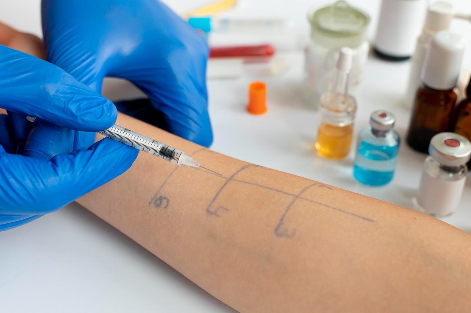 Dengue, malaria, and typhoid tests