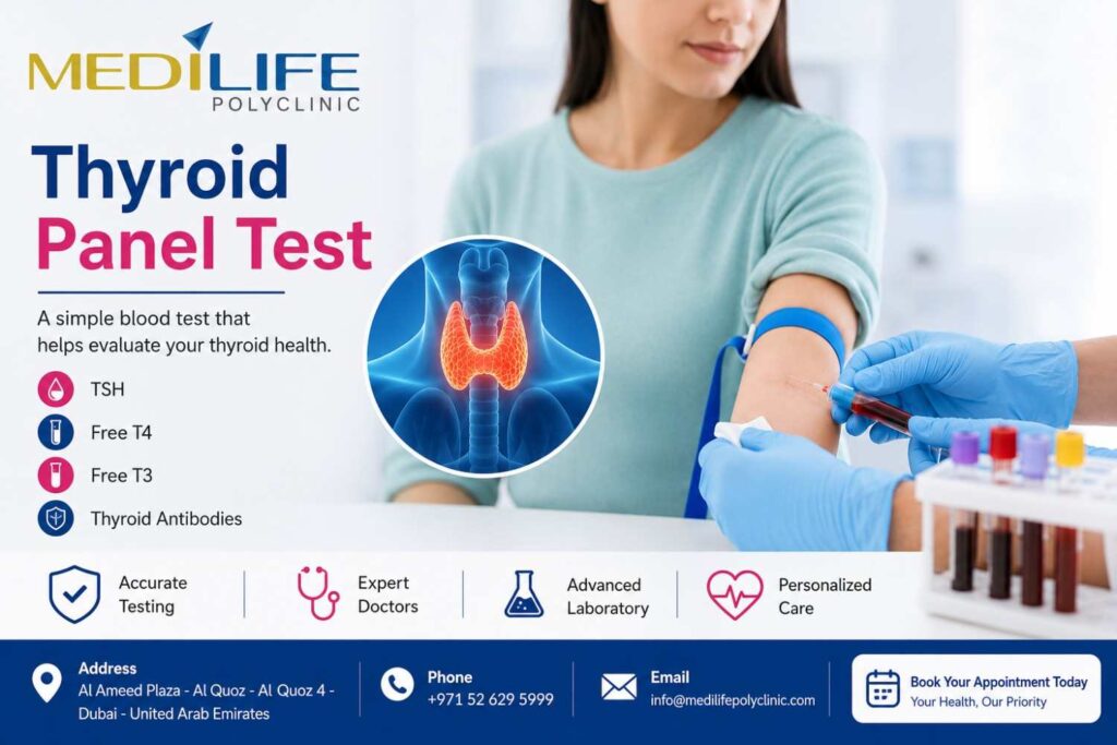 Thyroid panel test